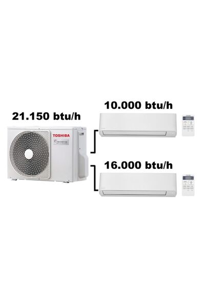 Toshiba Multi Klima 10000 Btu Ve 16000 Btu Iç Üniteli