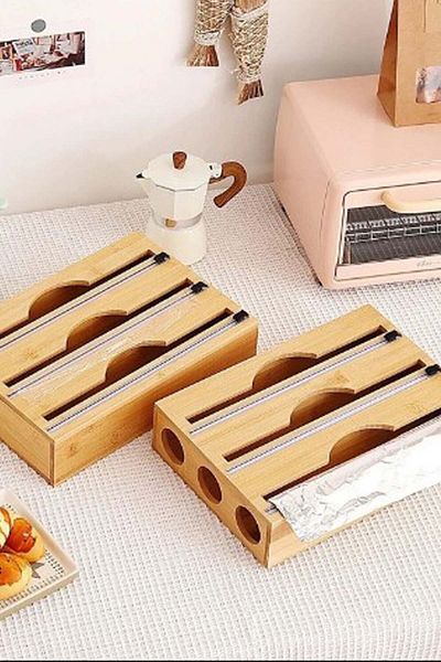 SepetçiBaba 3 Compartment Covered Bamboo Stretch and Foil Cutter - 57