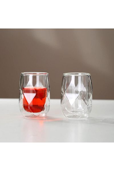 NEOFLAM BORO D/WALL 2PCS MUG SET 90ML