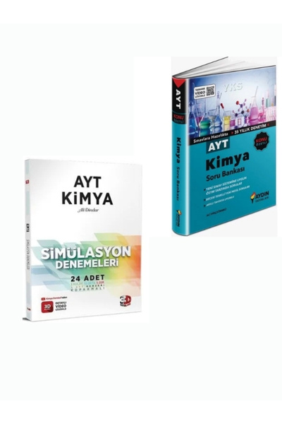 Aydın Yayınları 3D Yayınları Ayt Kimya denemesi--Aydın Yayınları Ayt Kimya so...
