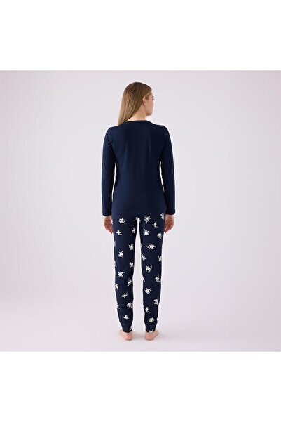 Arnetta Ar3055s Kadın Yetişkin Kışlık Pijama Takımı