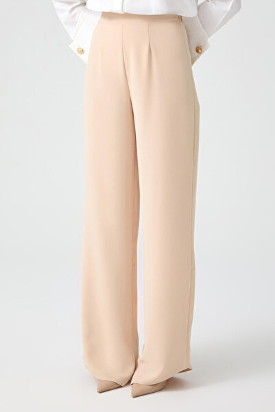 Touché Privé Pantaloni din crepon cu picioare late