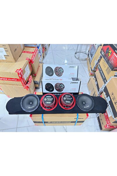 Reiss üniversal tüm araçlara uyumlu pandizotlu 2takım Rs-m6qs 16cm oto midrange hoparlör 300wat-120w rms