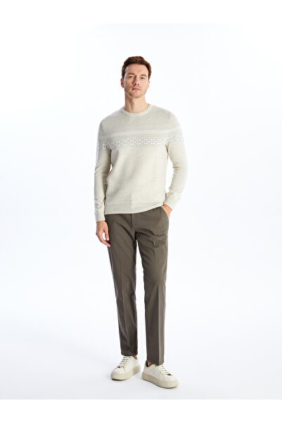 LC Waikiki Bisiklet Yaka Uzun Kollu Erkek Triko Kazak - W42154z8