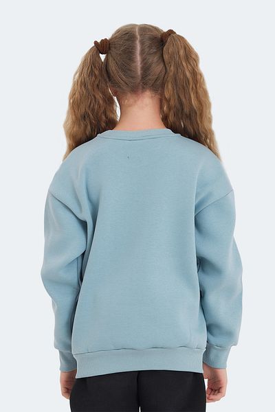 Slazenger Син унисекс детски суитшърт LONE