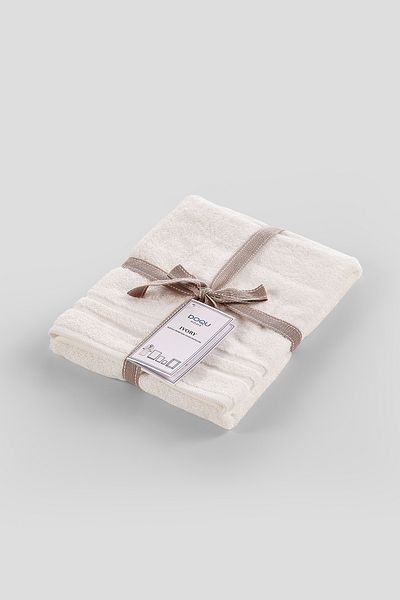 Doqu Home Πετσέτα προσώπου White Ivory -50x90
