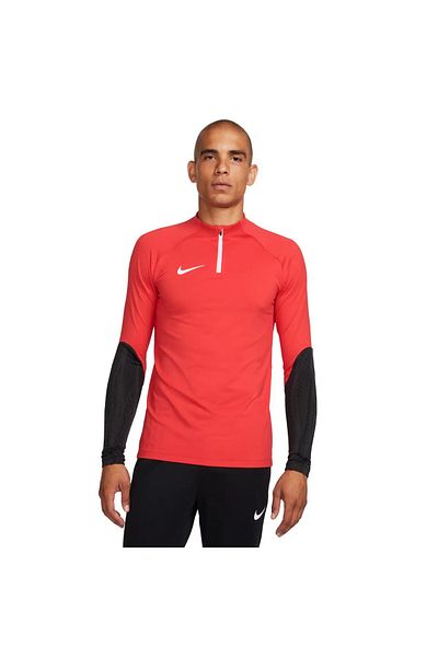 Nike Dri Fit Strike Men's Red Stand Collar Sweatshirt