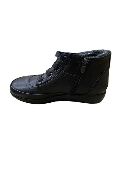 Fastbrandshoes Γυναικείες δερμάτινες μπότες επίπεδη σόλα