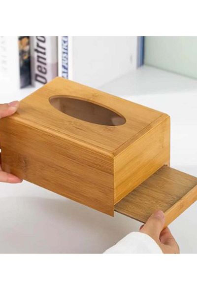 SepetçiBaba Bamboo Napkin Holder - 55 Models