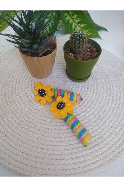 Gold Garden Cataramă pentru copii Coada de cal 2 bucăți Cataramă spirală cu arc / Design model de paste Cataramă practică