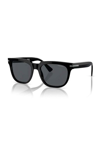 Prada Pr 04ys 1ab07t 56 pánské obdélníkové sluneční brýle Black Bone
