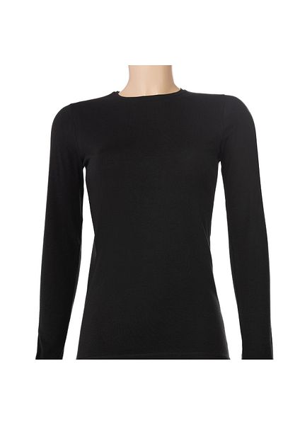 Yıldız Çamaşır 6 Pieces Long Sleeve Lycra Null Collar Women's T-Shirt-Badi