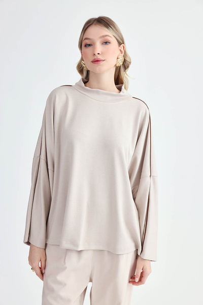 Vitrin Μπλούζα μεγάλου μεγέθους με στρογγυλή λαιμόκοψη