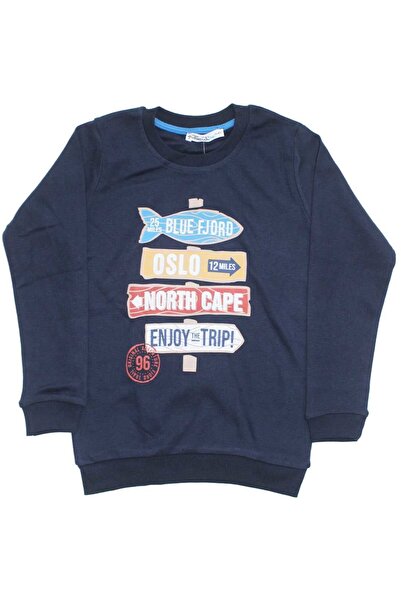 bebegen Хлопчачий одяг North Cape з принтом, одношаровий светр