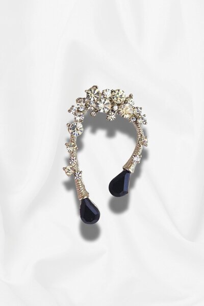 Spazio Leoparda  Broş BEYAZ