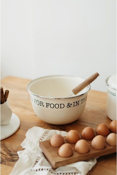 Dekorzdükkan Enamel Mixing Bowl