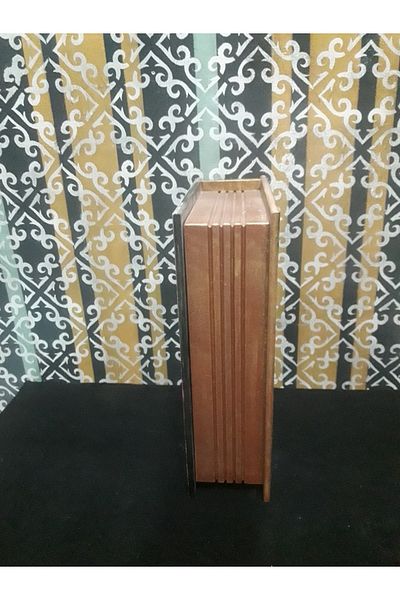 Altınyapı Hobi Market Medium Size Wooden Painted Decorative Book Box 28.5X20X8 cm