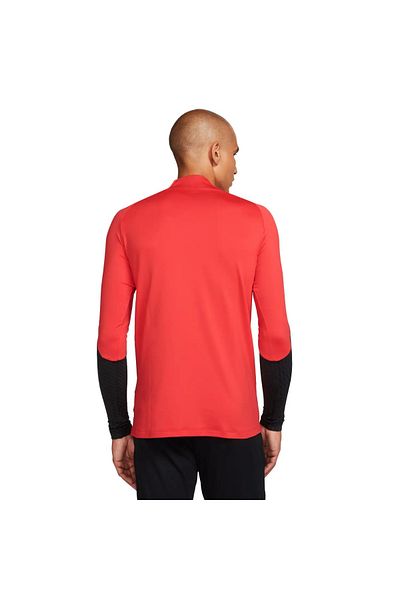 Nike Dri Fit Strike Men's Red Stand Collar Sweatshirt
