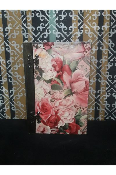 Altınyapı Hobi Market Medium Size Wooden Painted Decorative Book Box 28.5X20X8 cm