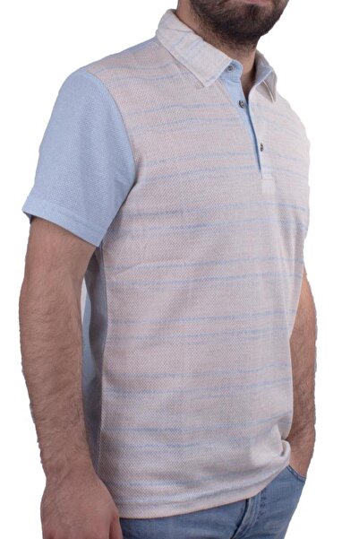 Twister Jeans 2281BB تي شيرت أزرق بياقة بولو للرجال