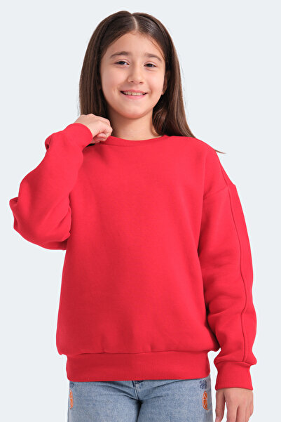 Slazenger Red Logan Girl's Sweatshirt