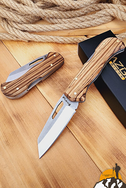 Castle Zeytin Sap Kamp Çakısı Outdoor Piknik Çakısı Bahçe Çakısı (ÇKP-823)