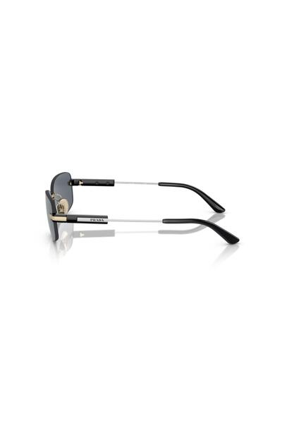 Prada Pr 68Zs Zvn09T 60 Men's Geometric Gold Metal Rimless Sunglasses