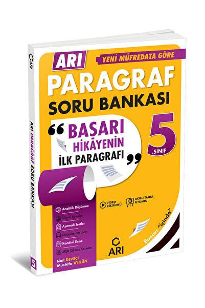 Arı Yayıncılık ARI YAYINCILIK 5.SINIF PARAGRAF SORU BANKASI YENİ