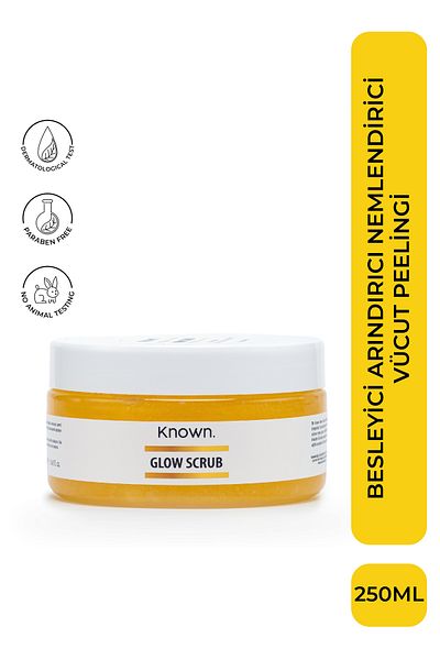 KNOWN. Glow Body Scrub Nourishing Purifying Moisturizing Body Peeling
