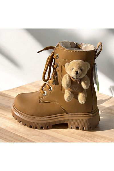 Minican Kids Boots with Teddy Bear