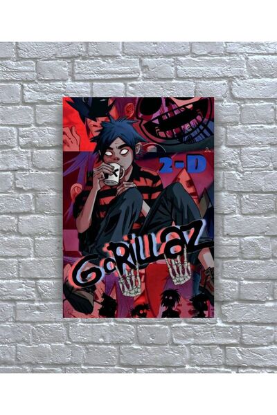 icase Gorillaz Trupa muzicală Poster Copertă album Tablou din lemn