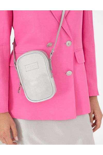Pierre Cardin Silver Crossbody Bag 50296218 -Vr107