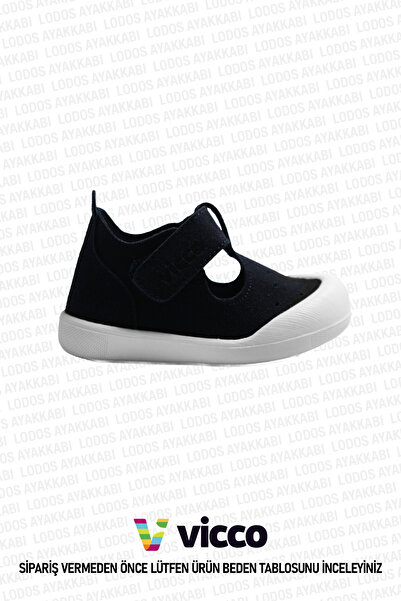 Vicco Loro Model Men's First Step Baby Casual Shoes Navy Blue Slippers