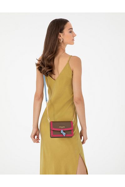 Pierre Cardin Brown Crossbody Bag 50295973 -Vr029