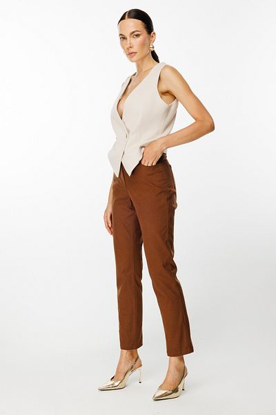 Ekol Five Pocket High Waist Trousers