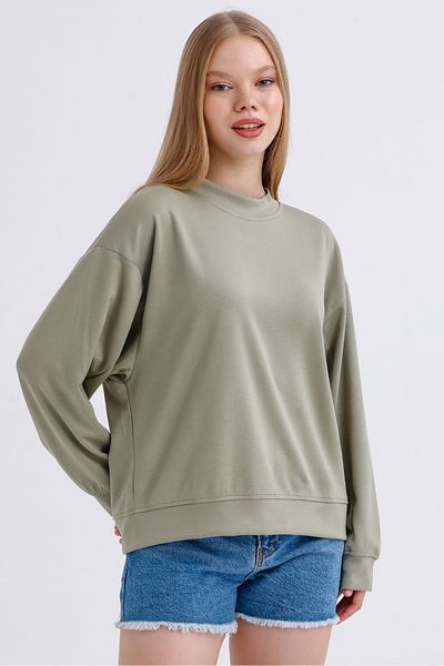 MD trend Hanorac modal oversize de bază pentru damă
