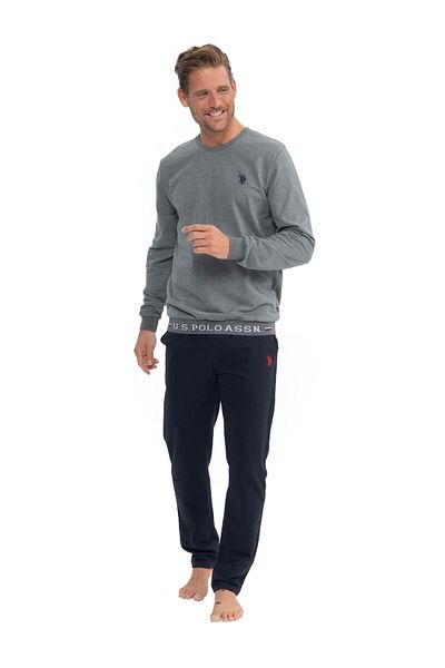 U.S. Polo Assn. Ανδρικά ρούχα Anthracite Melange Home