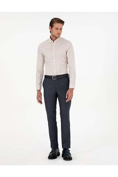 Pierre Cardin Lacivert Slim Fit Kumaş Pantolon 50292959-VR033