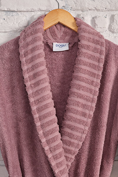 Doqu Home Ivory Bathrobe Dried Rose - S/M 120 Model
