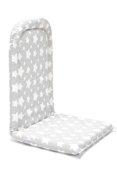 RevuBaby Portable Gray Softener High Chair - Stars Cushion