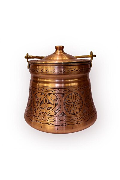 EFEMİR 3-Liter Embroidered Antique Copper Copper