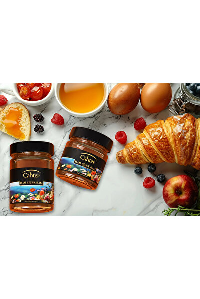 cahter Süzme Ham Çiçek Balı 450 + 300 gr