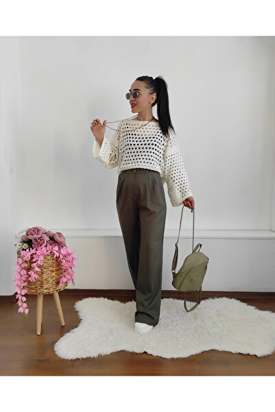 Altı Üstü Butik Παντελόνι μάλλινο εφέ Last Palazzo