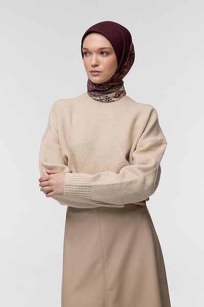 Qef Kavita Patterned Cotton Scarf