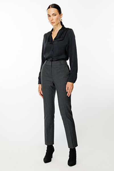 Ekol Desenli Kumaş Pantolon