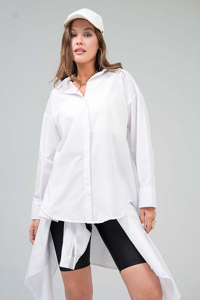 VOLT CLOTHİNG Basic-Oversize-Shirt für Damen