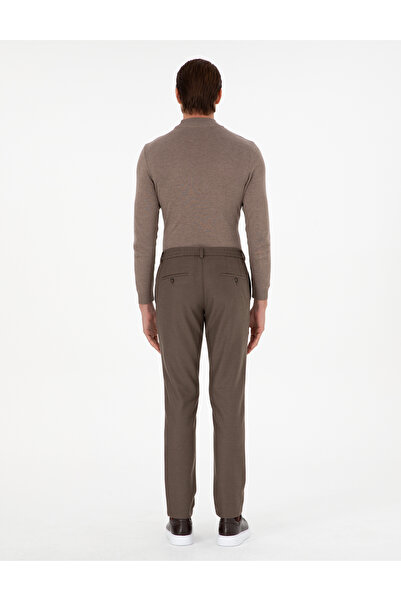 Pierre Cardin Kahverengi Ex. Slim Fit Kumaş Pantolon 50297517-VR029