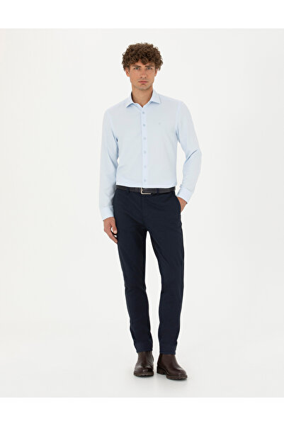 Pierre Cardin Açık Mavi Slim Fit Uzun Kollu Gömlek 50275517-VR003
