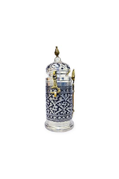 EFEMİR Embroidered Copper Coffee Box