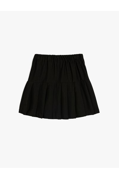 Koton Fusta de bază plisată - cu talie elastică